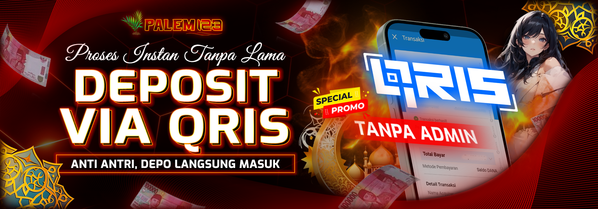 DEPOSIT VIA QRIS